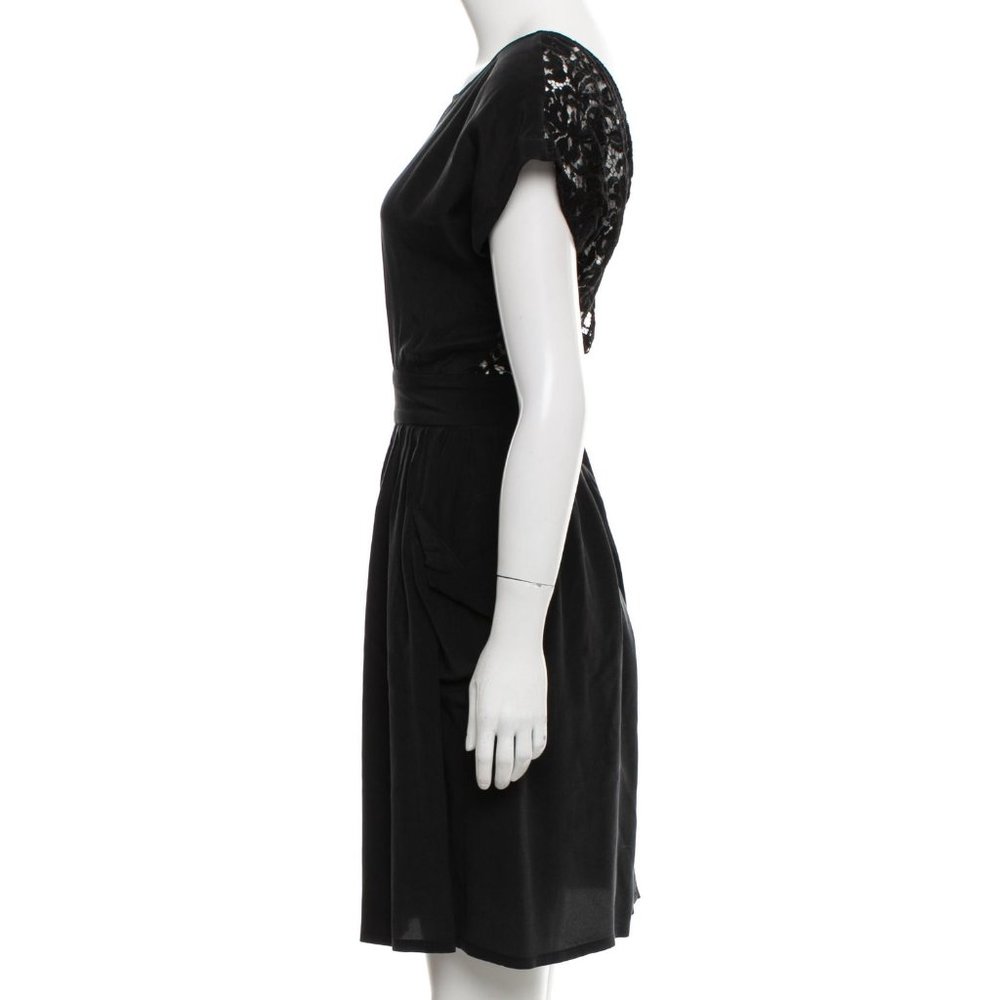 Gorgeous No. 6 Silk Dress with Lace Cutout Back - Picture 2 of 3